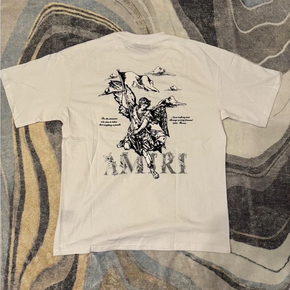 Amiri Angels White Tee Mens Size Medium or Large - Picture 4 of 4